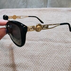 Designer inspired luxury Sunglasses V Medusa head face